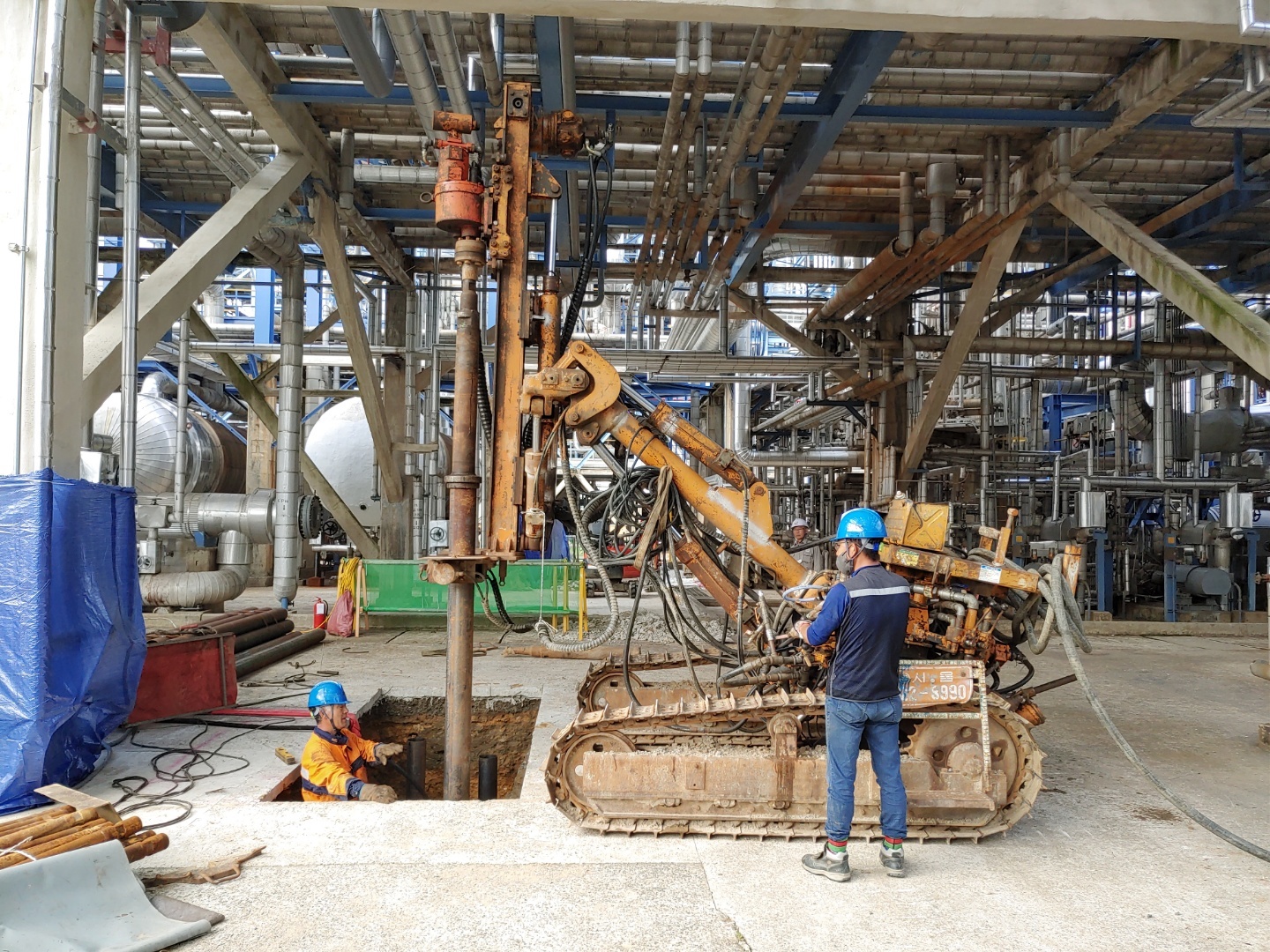 YNCC - 3공장 에틸3 Process Water Pre-heater FND설치공사