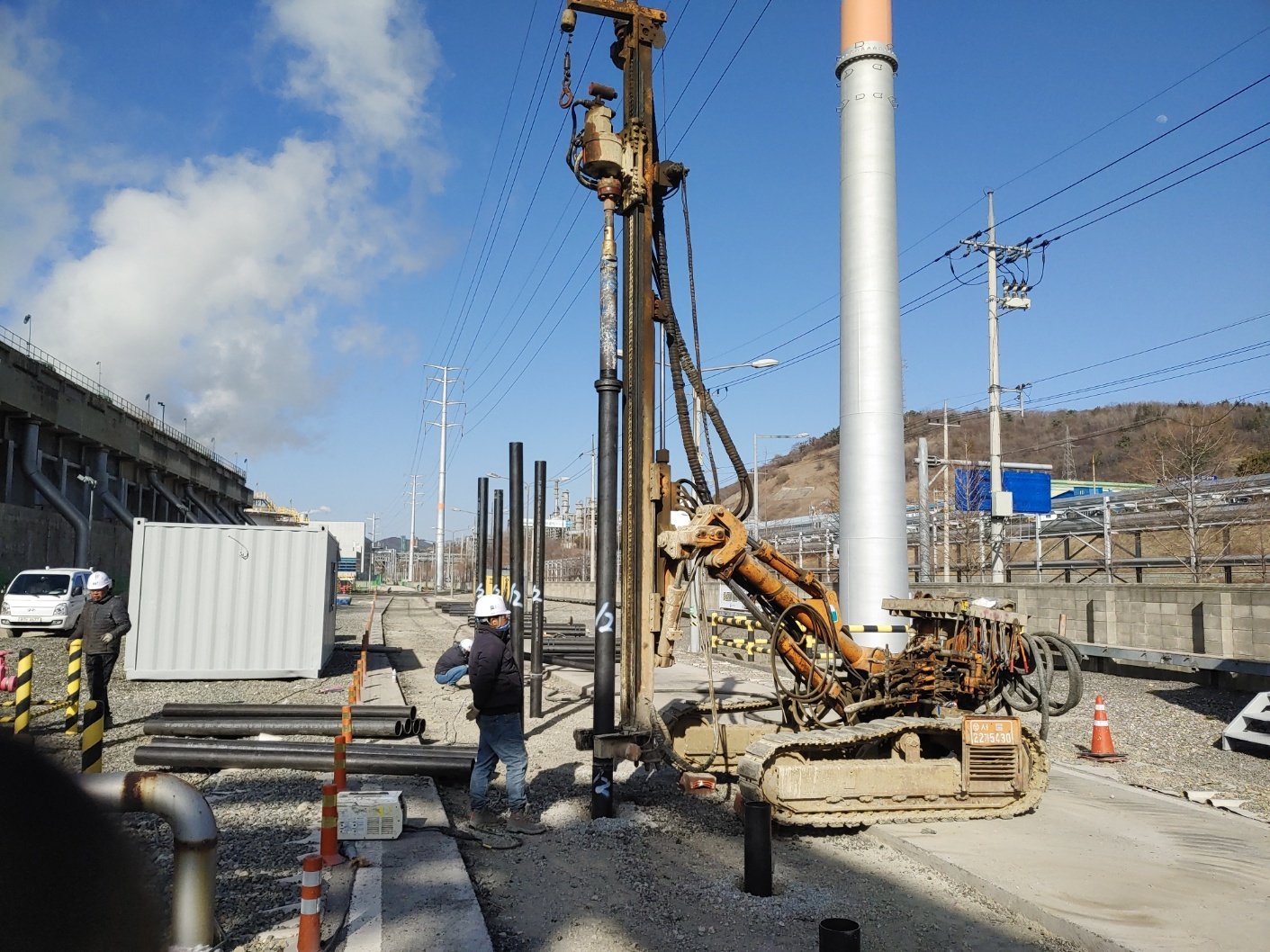 GS칼텍스 2공장 154KV 수전선로 지중화 관련 토목공사